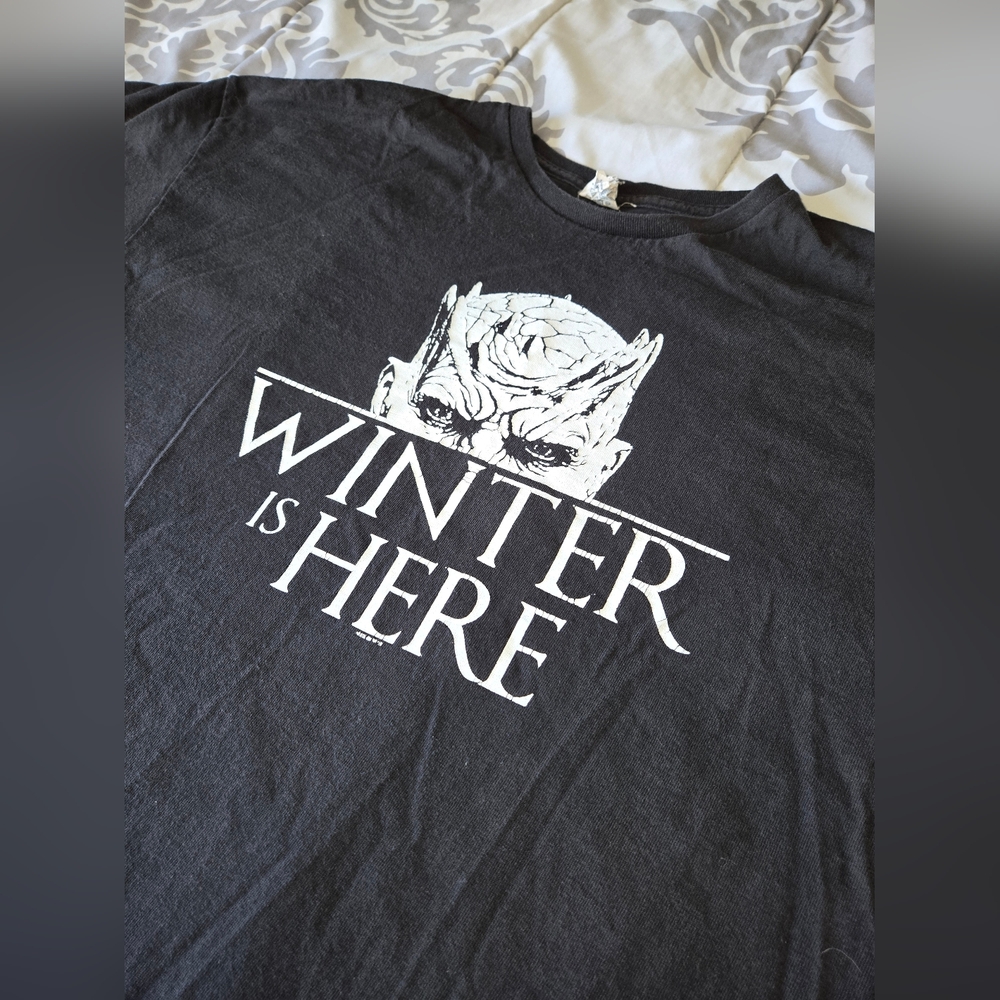 Game Of Thrones Night King T-Shirt- Winter Is Here